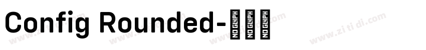 Config Rounded字体转换